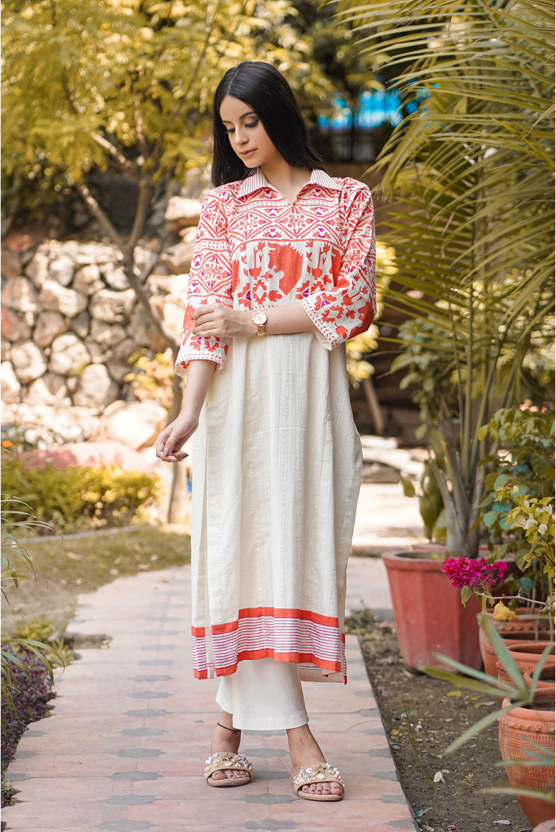 Unique Block Printed Handloom Cotton Suit Chicago, Illinois