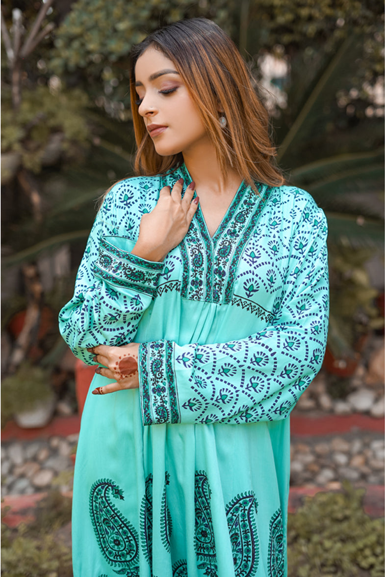 Gorgeous Block Print Summer Block Print Cotton Suit Set, USA
