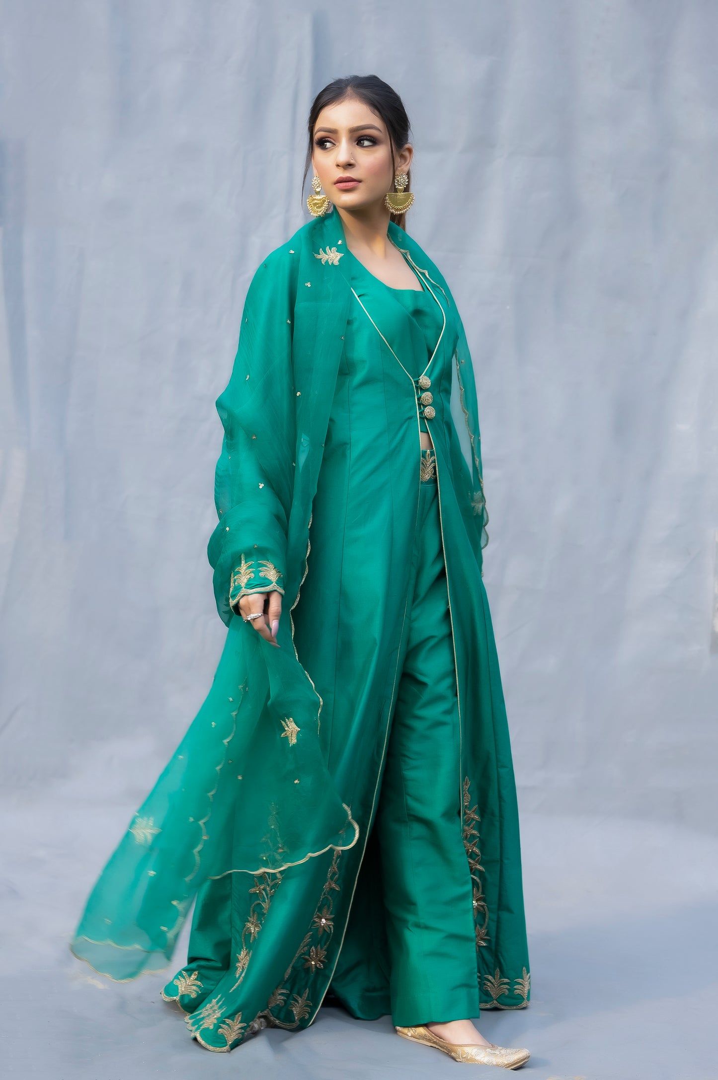 Dupion silk jacket set Gurdaspur, Punjab