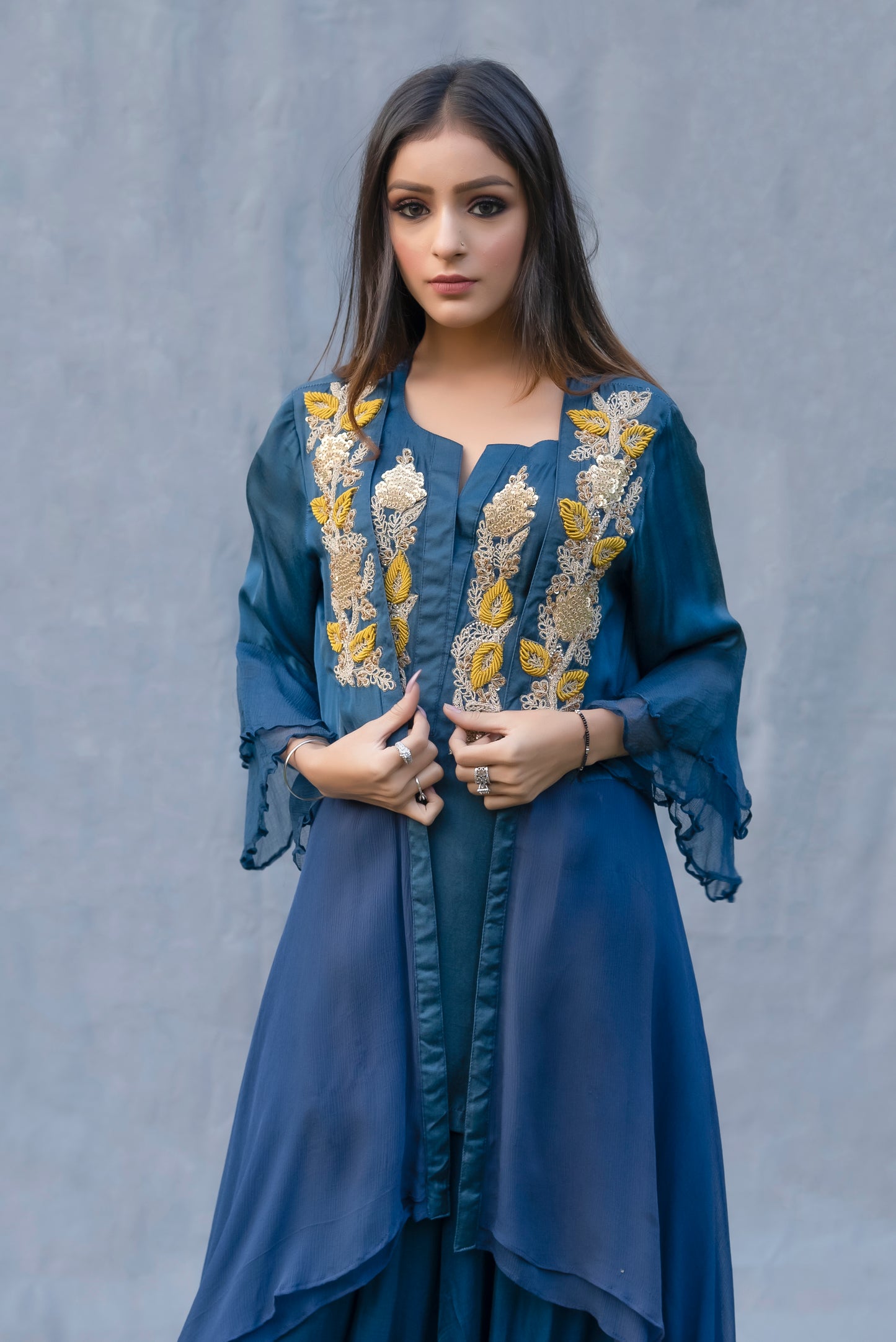 Dori Handwork Embroidery Dhoti Set Quebec,Canada