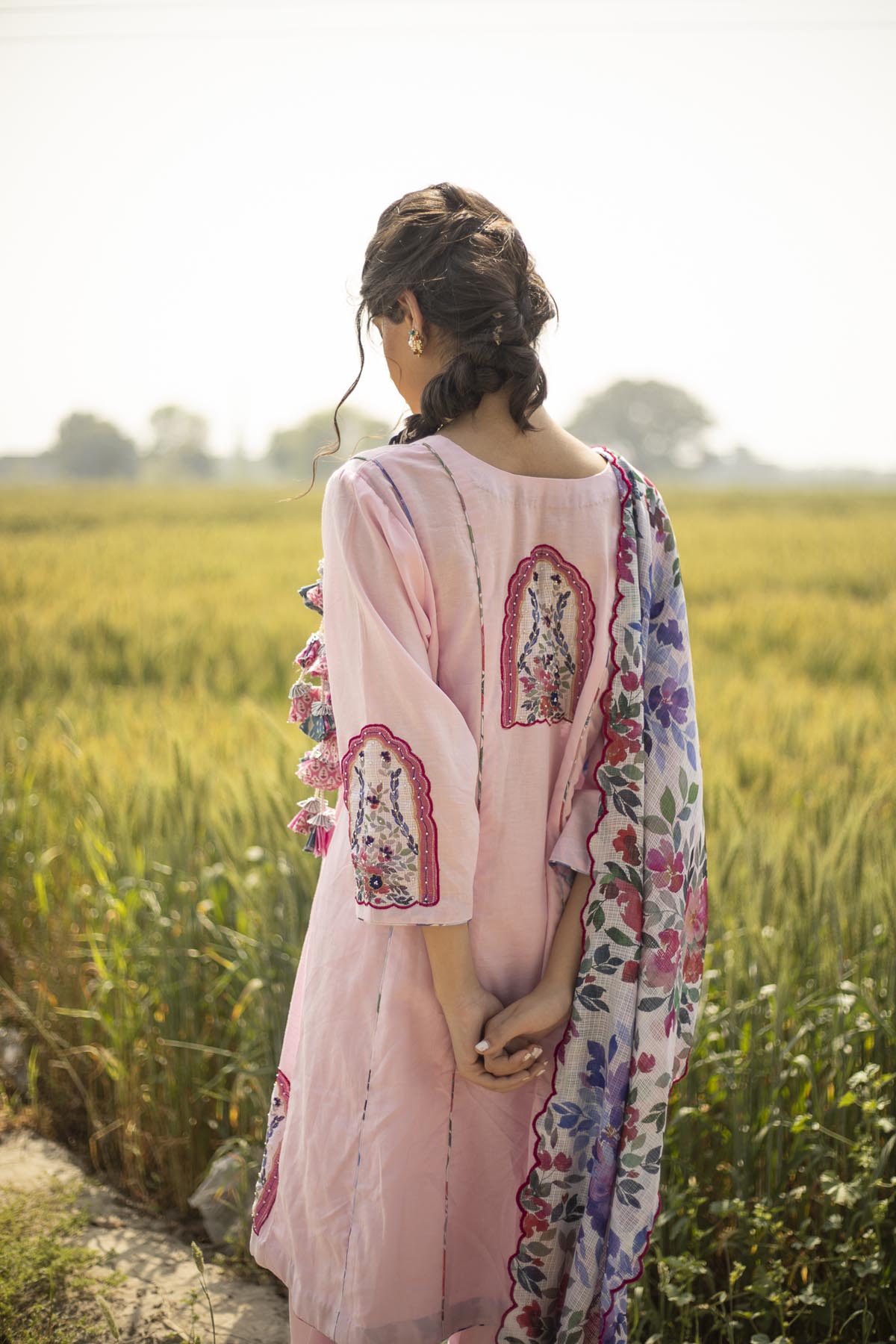 Beautiful Embroidery Linen Cotton Kurta Set California, USA