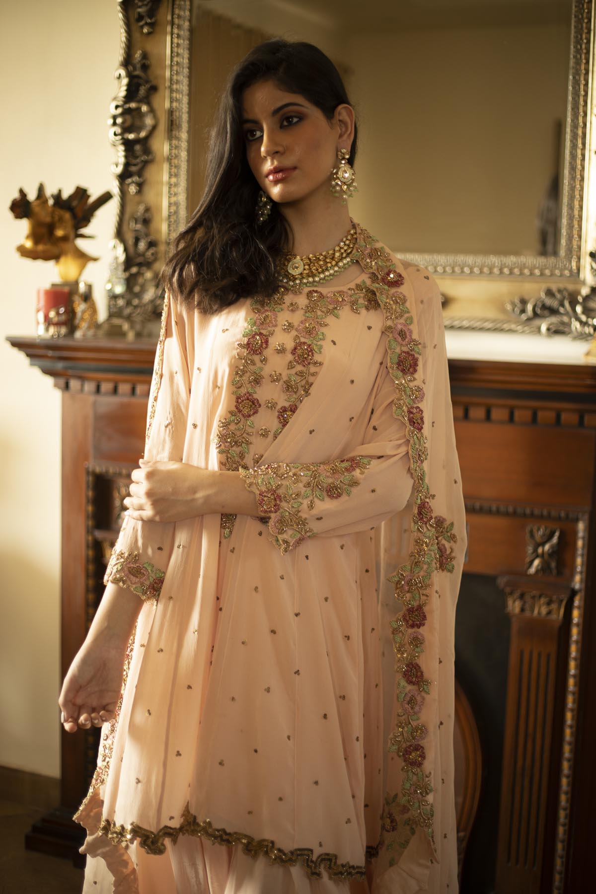 Anarkali Gharara set Delhi,India