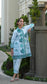 Vintage Veranda - Venus Blue Handblock set