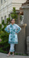 Vintage Veranda - Venus Blue Handblock set