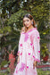 Chidiya Bella Pink Ombre stylish outfit for ladies made with block print handloom cotton Chicago, Illinois,USA