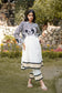Savaar Off-White Kalidar Handloom Cotton Designer Suit Bradford, UK