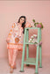 Peach Gingham - Garden of Thoughts collection