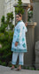 Vintage Veranda - Venus Blue Handblock set